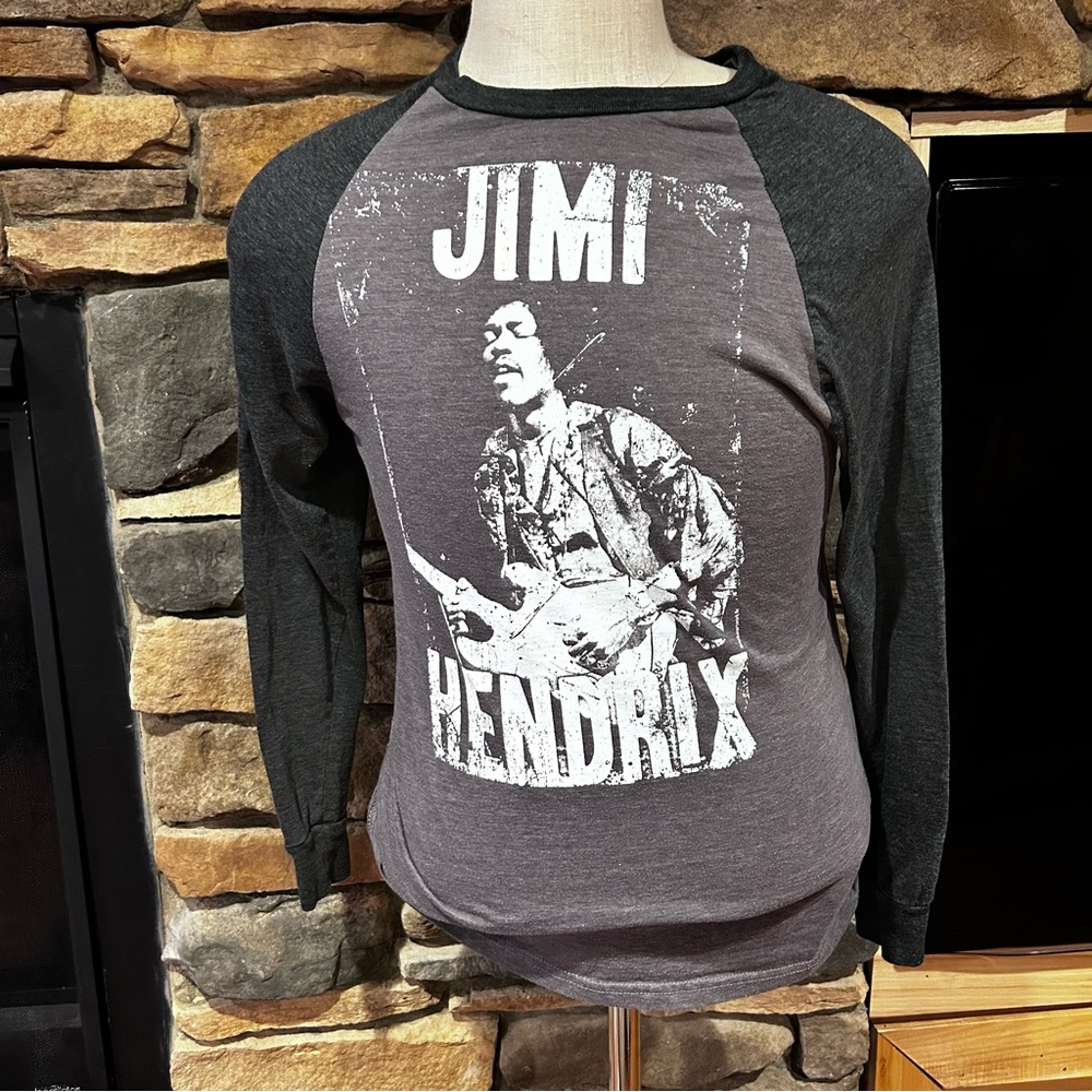 Ripple Junction Jimi‎ Hendrix, gray tee shirt men’s size small